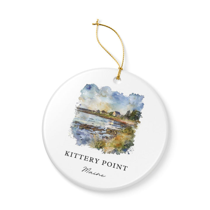 Kittery Point Maine Ornament: Unique Kittery Point Souvenir, Kittery Point Maine Xmas Decor, and Authentic Kittery Point Gift