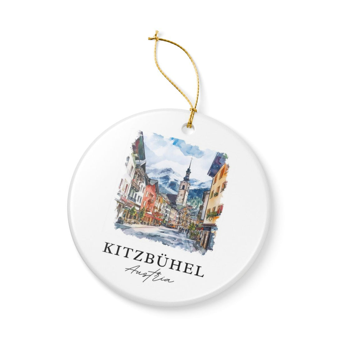 Kitzbuhel Ornament: Unique Kitzbuhel Souvenir, Kitzbuhel Xmas Decor, and Authentic Kitzbuhel Gift