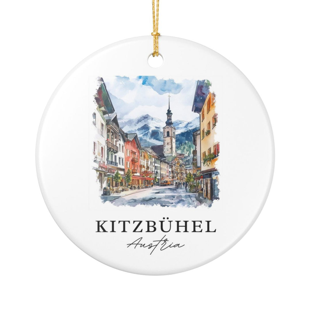 Kitzbuhel Ornament: Unique Kitzbuhel Souvenir, Kitzbuhel Xmas Decor, and Authentic Kitzbuhel Gift
