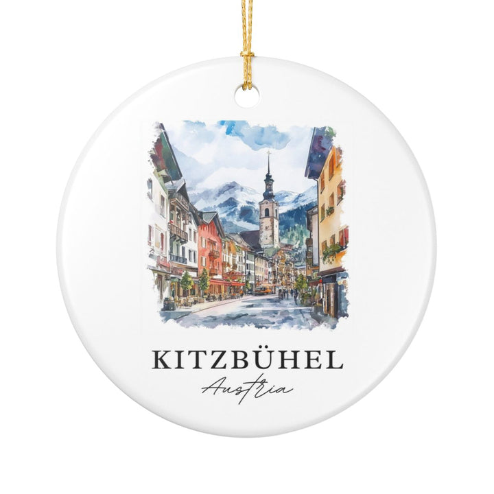 Kitzbuhel Ornament: Unique Kitzbuhel Souvenir, Kitzbuhel Xmas Decor, and Authentic Kitzbuhel Gift