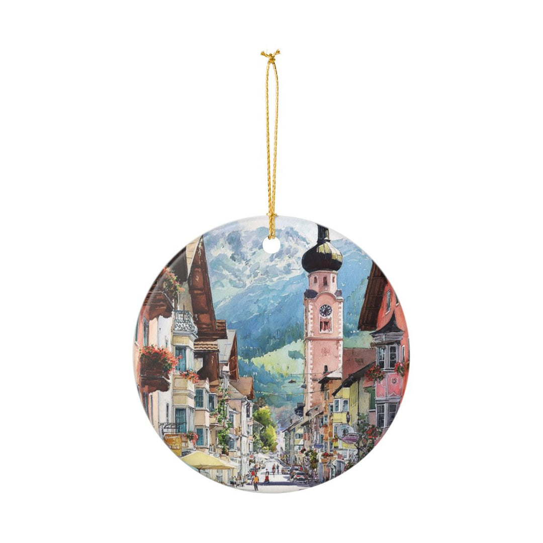 Kitzbuhel Ornament: Unique Kitzbuhel Souvenir, Kitzbuhel Xmas Decor, and Authentic Kitzbuhel Gift