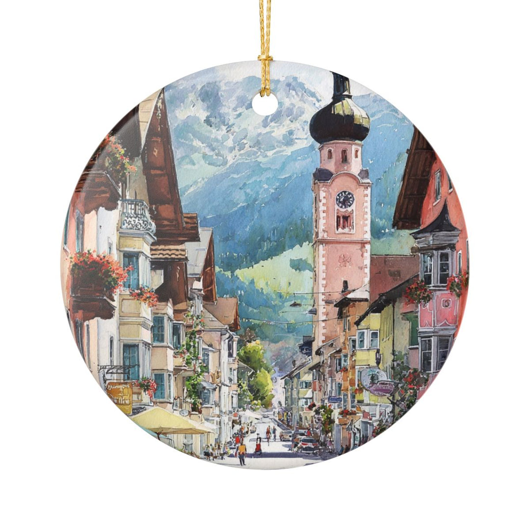 Kitzbuhel Ornament: Unique Kitzbuhel Souvenir, Kitzbuhel Xmas Decor, and Authentic Kitzbuhel Gift