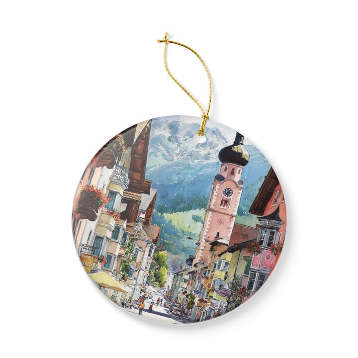 Kitzbuhel Ornament: Unique Kitzbuhel Souvenir, Kitzbuhel Xmas Decor, and Authentic Kitzbuhel Gift