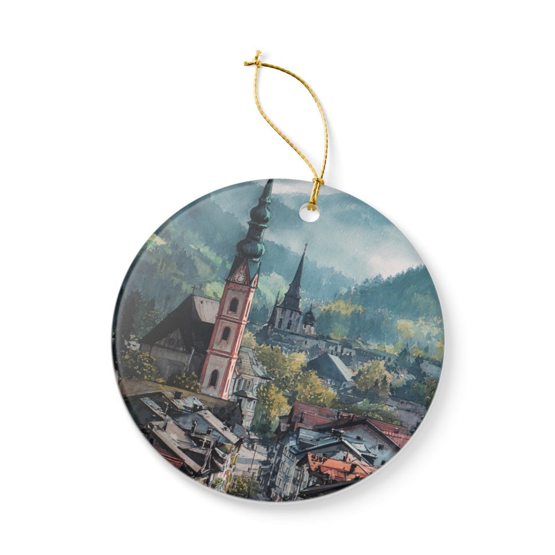 Kitzbuhel Ornament: Unique Kitzbuhel Souvenir, Kitzbuhel Xmas Decor, and Authentic Kitzbuhel Gift