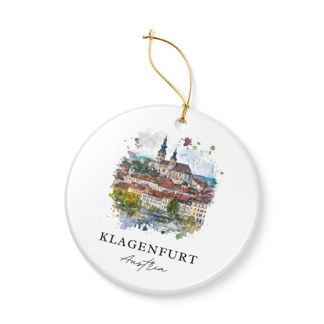 Klagenfurt Ornament: Unique Klagenfurt Souvenir, Klagenfurt Xmas Decor, and Authentic Klagenfurt Gift