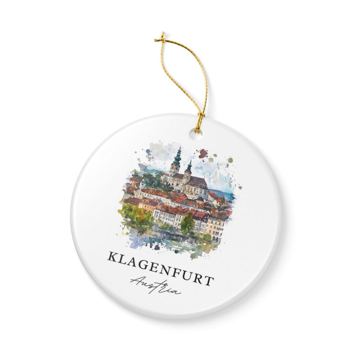 Klagenfurt Ornament: Unique Klagenfurt Souvenir, Klagenfurt Xmas Decor, and Authentic Klagenfurt Gift