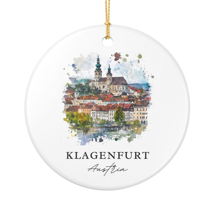 Klagenfurt Ornament: Unique Klagenfurt Souvenir, Klagenfurt Xmas Decor, and Authentic Klagenfurt Gift