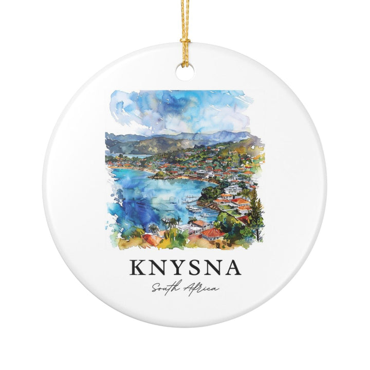 Knysna South Africa Ornament: Unique Knysna South Africa Souvenir, Knysna South Africa Xmas Decor, and Authentic Knysna South Africa Gift