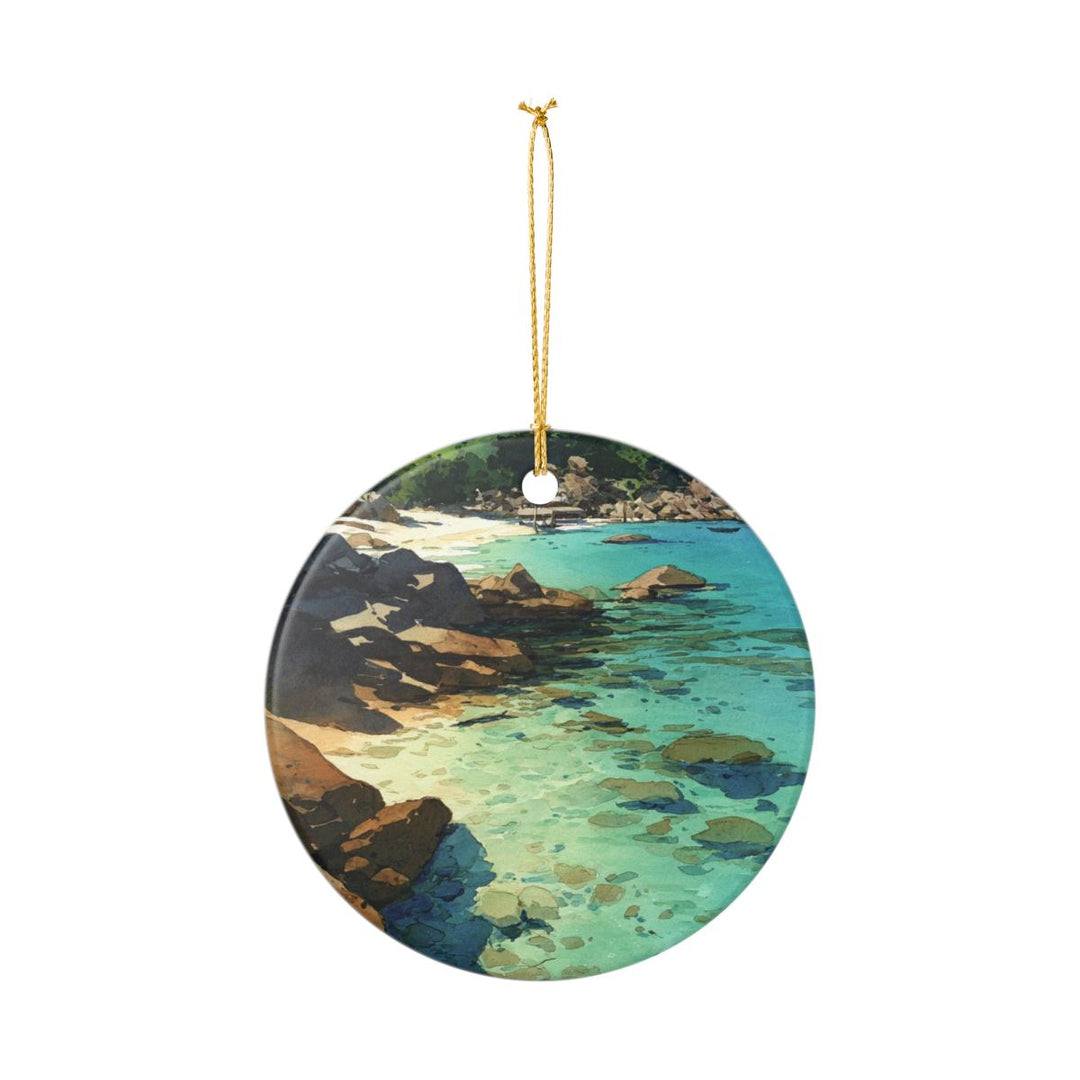Ko Pha Ngan Thailand Ornament: Unique Ko Pha Ngan Souvenir, Ko Pha Ngan Thailand Xmas Decor, and Authentic Ko Pha Ngan Gift