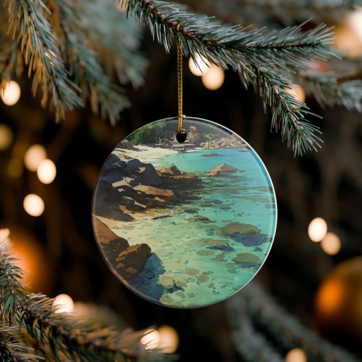 Ko Pha Ngan Thailand Ornament: Unique Ko Pha Ngan Souvenir, Ko Pha Ngan Thailand Xmas Decor, and Authentic Ko Pha Ngan Gift
