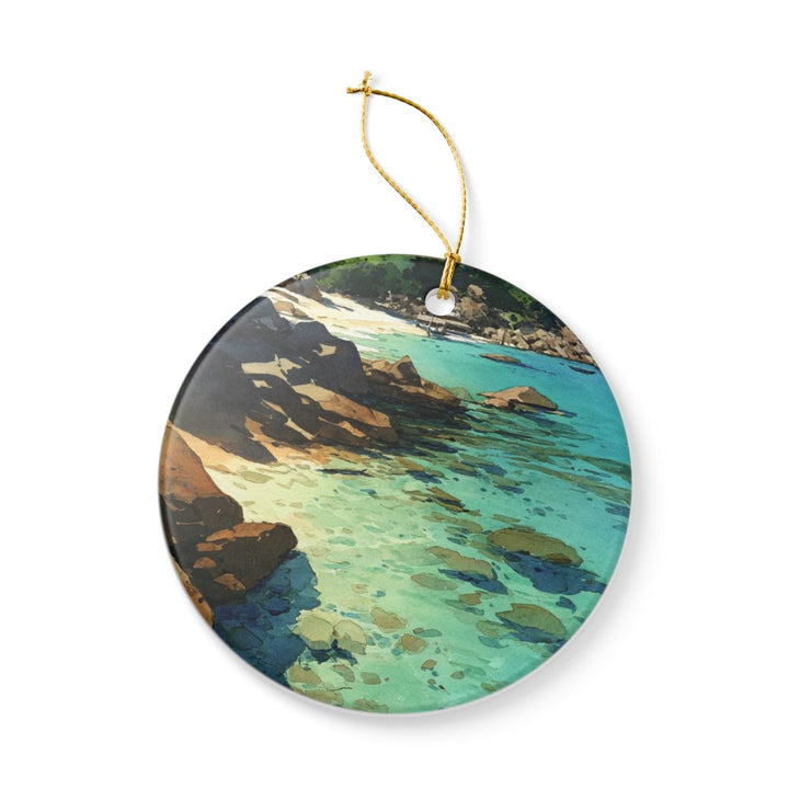 Ko Pha Ngan Thailand Ornament: Unique Ko Pha Ngan Souvenir, Ko Pha Ngan Thailand Xmas Decor, and Authentic Ko Pha Ngan Gift