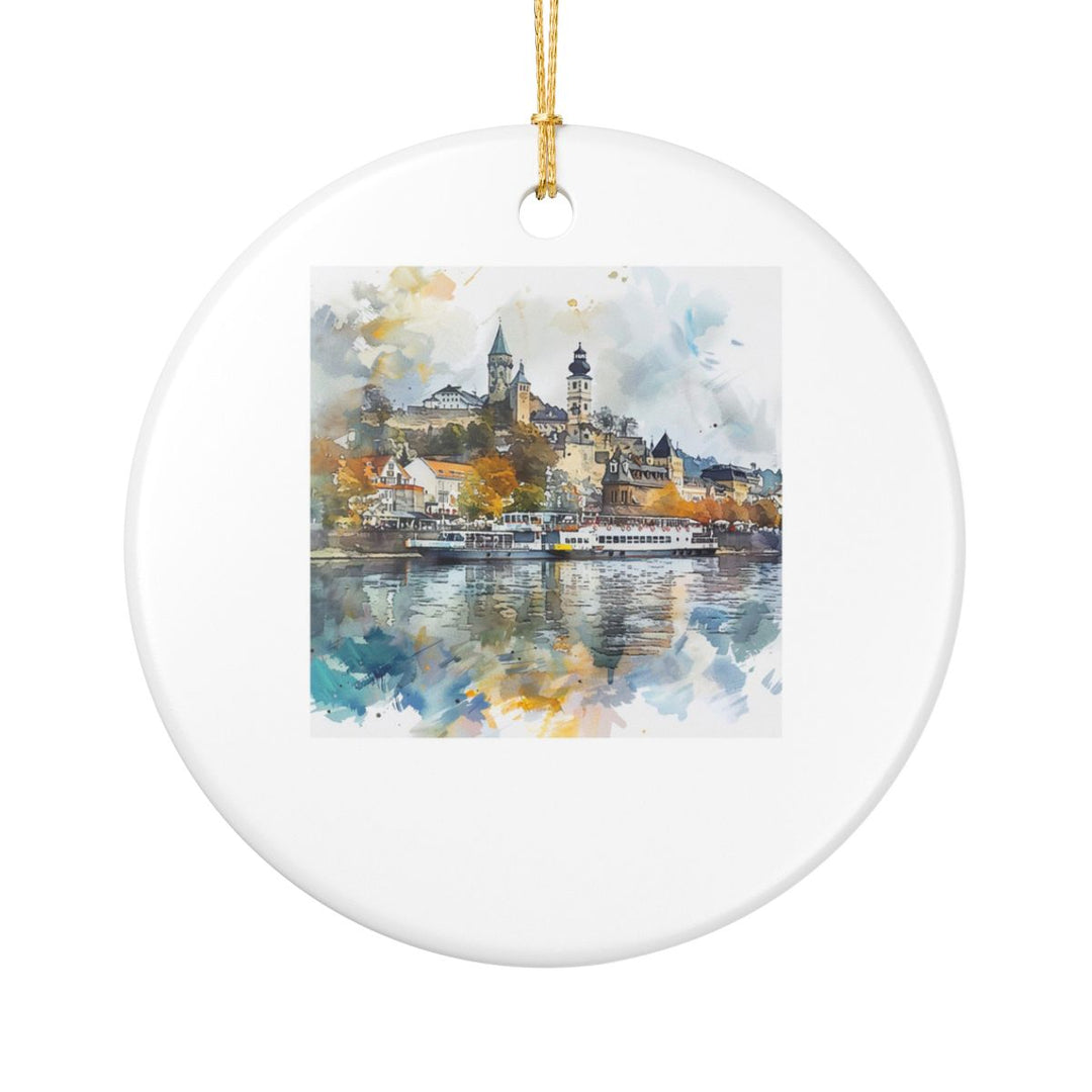 Koblenz Germany Ornament: Unique Koblenz Souvenir, Koblenz Germany Xmas Decor, and Authentic Koblenz Gift