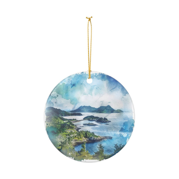 Kodiak Island Alaska Ornament: Unique Kodiak Island Alaska Souvenir, Kodiak Island Alaska Xmas Decor, and Authentic Kodiak Island Alaska Gift