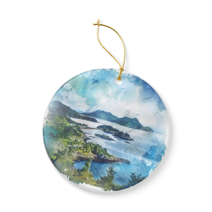Kodiak Island Alaska Ornament: Unique Kodiak Island Alaska Souvenir, Kodiak Island Alaska Xmas Decor, and Authentic Kodiak Island Alaska Gift