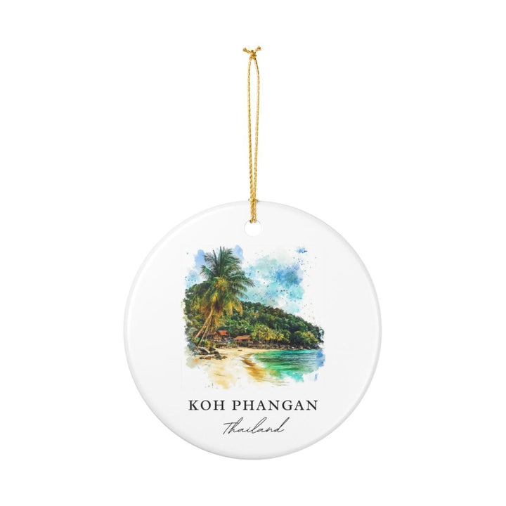 Koh Phangan Ornament: Unique Koh Phangan Souvenir, Koh Phangan Xmas Decor, and Authentic Koh Phangan Gift
