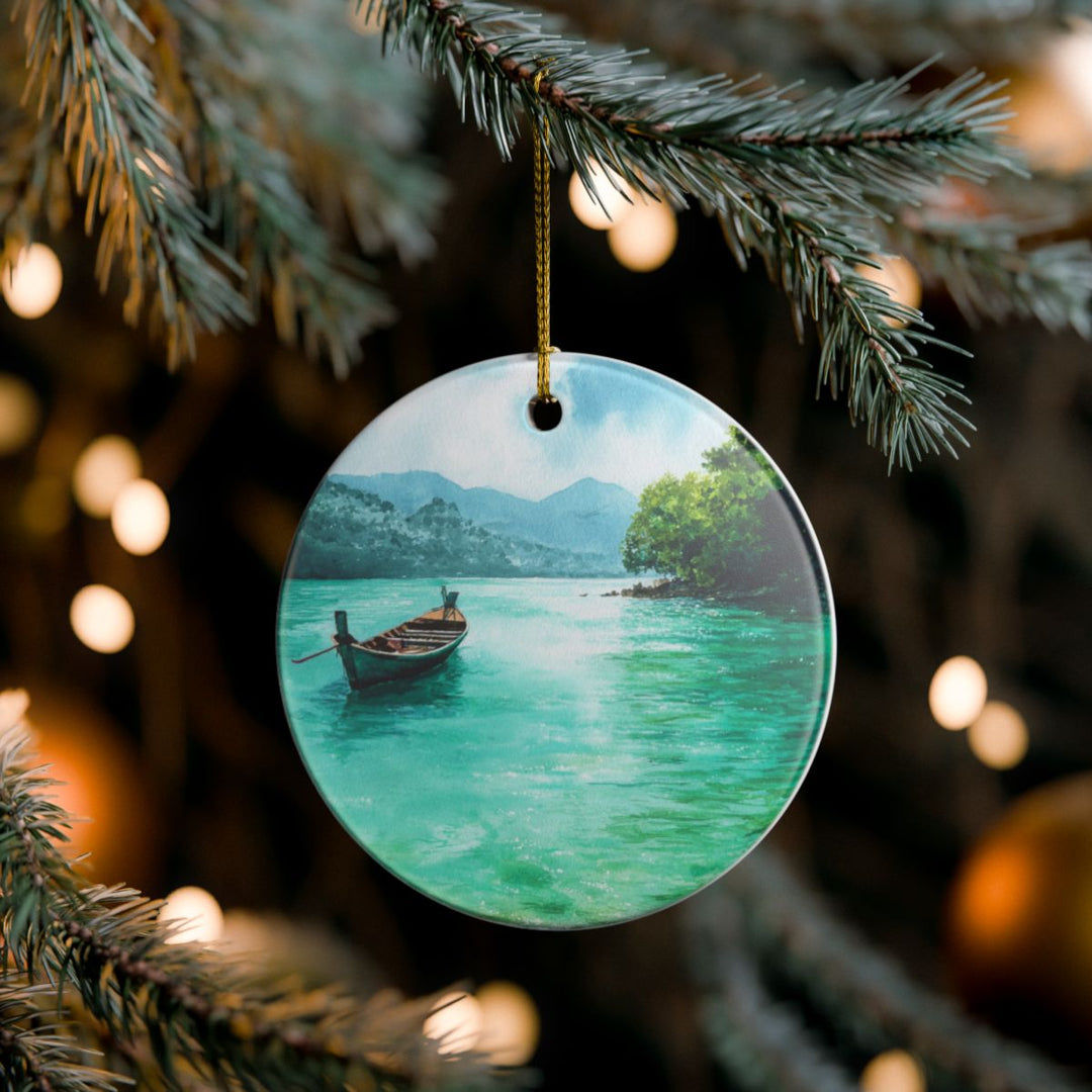 Koh Samui Thailand Ornament: Unique Koh Samui Souvenir, Koh Samui Thailand Xmas Decor, and Authentic Koh Samui Gift