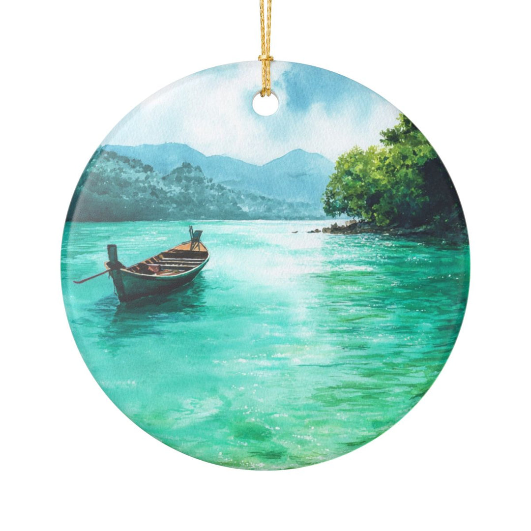 Koh Samui Thailand Ornament: Unique Koh Samui Souvenir, Koh Samui Thailand Xmas Decor, and Authentic Koh Samui Gift