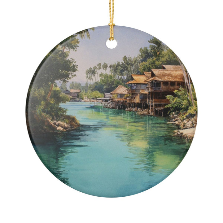 Koh Samui Thailand Ornament: Unique Koh Samui Souvenir, Koh Samui Thailand Xmas Decor, and Authentic Koh Samui Gift