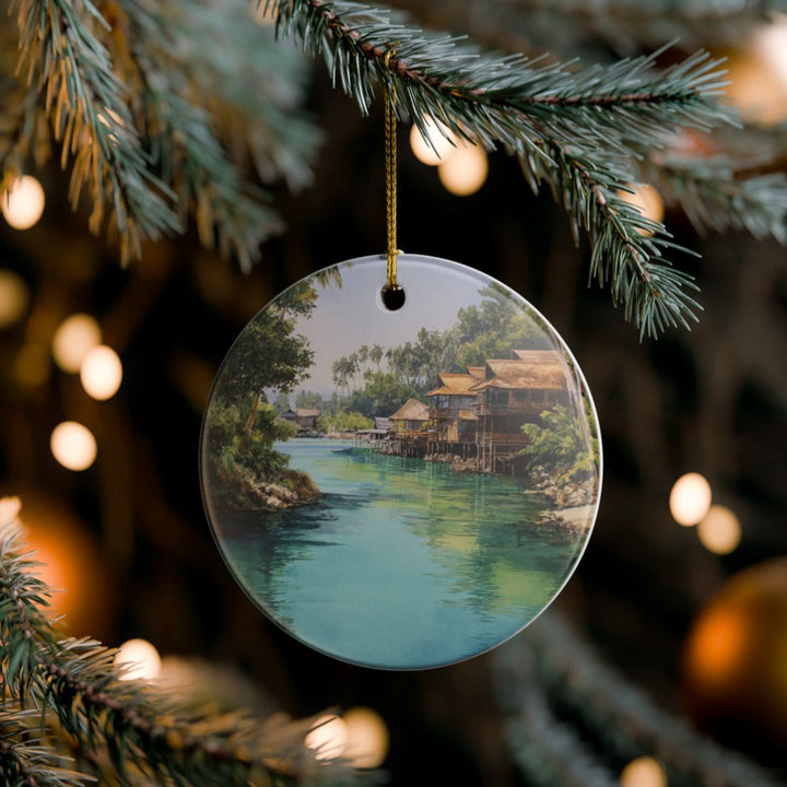 Koh Samui Thailand Ornament: Unique Koh Samui Souvenir, Koh Samui Thailand Xmas Decor, and Authentic Koh Samui Gift