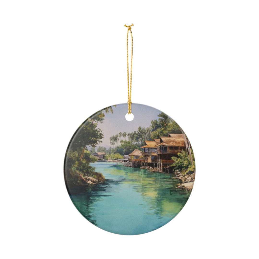 Koh Samui Thailand Ornament: Unique Koh Samui Souvenir, Koh Samui Thailand Xmas Decor, and Authentic Koh Samui Gift