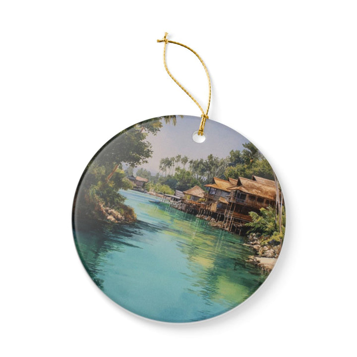 Koh Samui Thailand Ornament: Unique Koh Samui Souvenir, Koh Samui Thailand Xmas Decor, and Authentic Koh Samui Gift