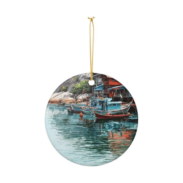 Koh Tao Ornament: Unique Koh Tao Souvenir, Koh Tao Xmas Decor, and Authentic Koh Tao Gift