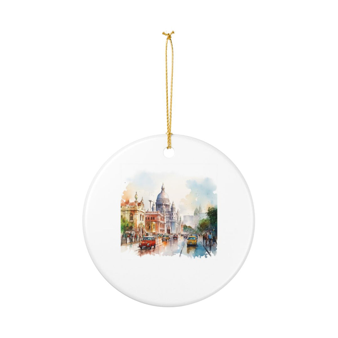 Kolkata India Ornament: Unique Kolkata Souvenir, Kolkata India Xmas Decor, and Authentic Kolkata Gift