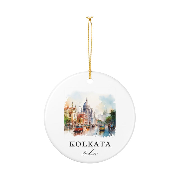 Kolkata India Ornament: Unique Kolkata Souvenir, Kolkata India Xmas Decor, and Authentic Kolkata Gift