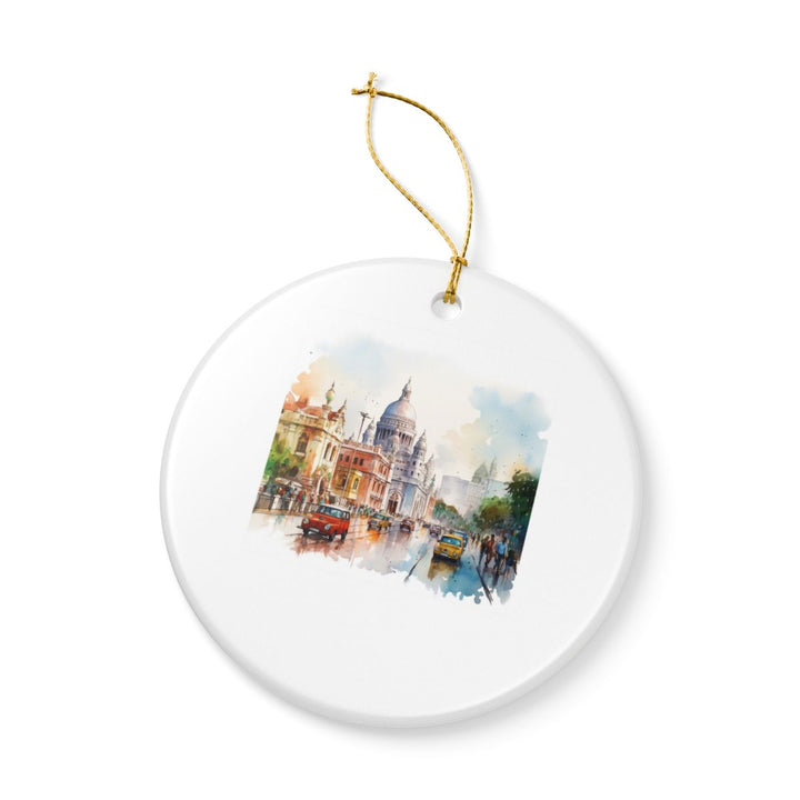 Kolkata India Ornament: Unique Kolkata Souvenir, Kolkata India Xmas Decor, and Authentic Kolkata Gift