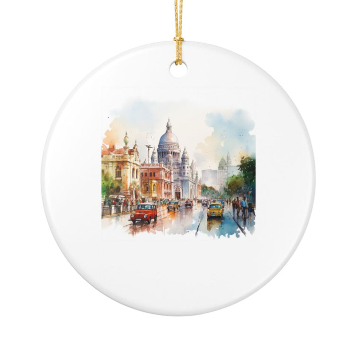 Kolkata India Ornament: Unique Kolkata Souvenir, Kolkata India Xmas Decor, and Authentic Kolkata Gift