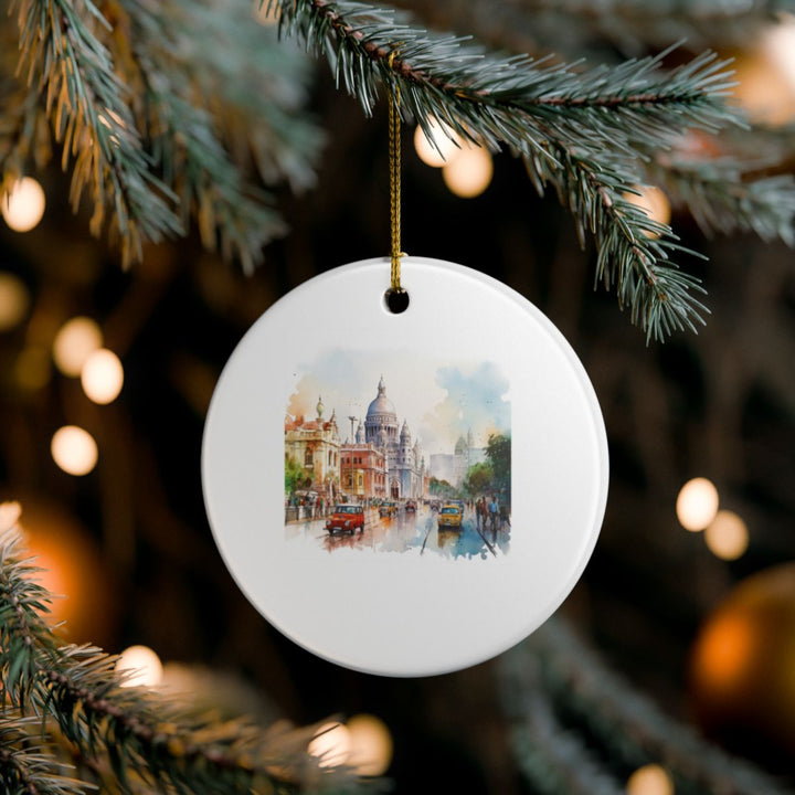 Kolkata India Ornament: Unique Kolkata Souvenir, Kolkata India Xmas Decor, and Authentic Kolkata Gift