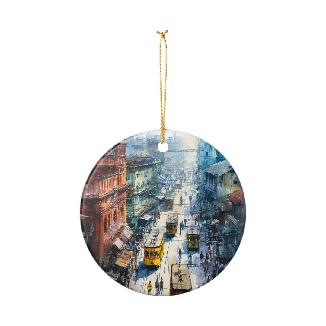 Kolkata India Ornament: Unique Kolkata Souvenir, Kolkata India Xmas Decor, and Authentic Kolkata Gift