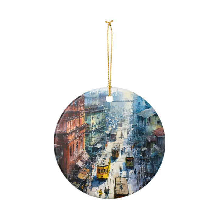 Kolkata India Ornament: Unique Kolkata Souvenir, Kolkata India Xmas Decor, and Authentic Kolkata Gift