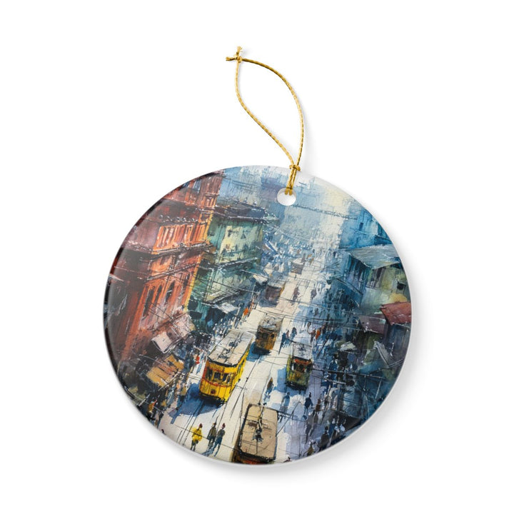 Kolkata India Ornament: Unique Kolkata Souvenir, Kolkata India Xmas Decor, and Authentic Kolkata Gift