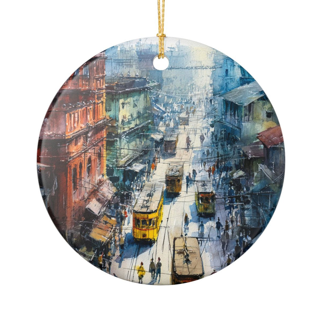 Kolkata India Ornament: Unique Kolkata Souvenir, Kolkata India Xmas Decor, and Authentic Kolkata Gift