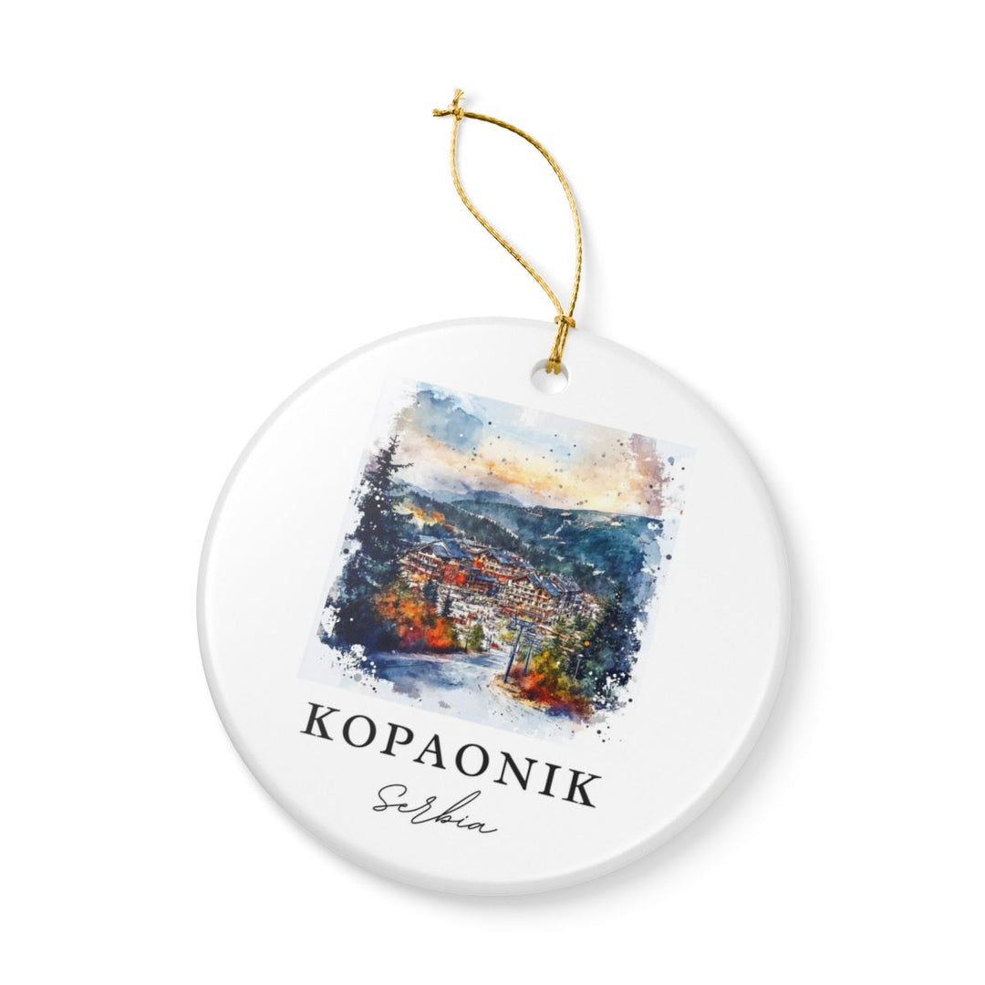 Kopaonik Serbia Ornament: Unique Kopaonik Souvenir, Kopaonik Serbia Xmas Decor, and Authentic Kopaonik Gift