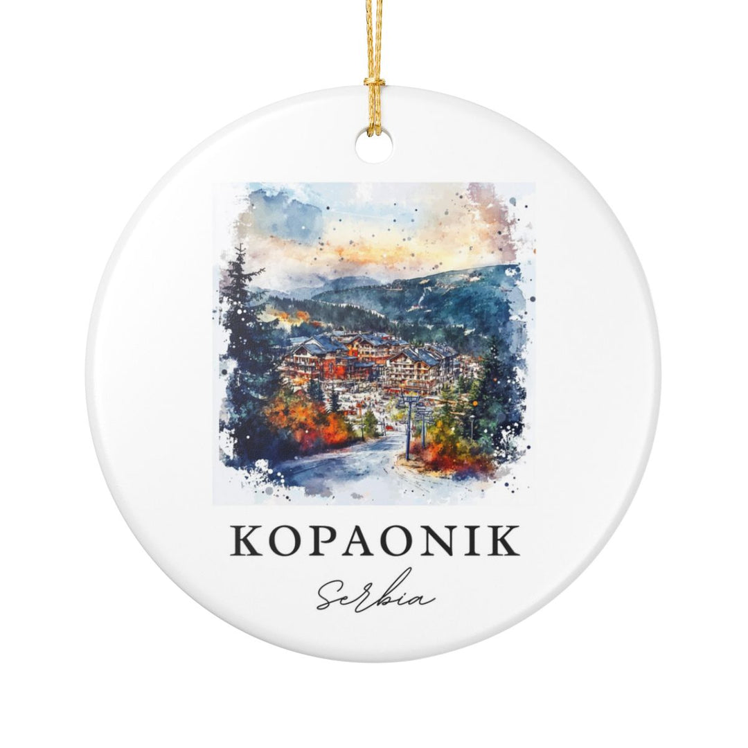 Kopaonik Serbia Ornament: Unique Kopaonik Souvenir, Kopaonik Serbia Xmas Decor, and Authentic Kopaonik Gift