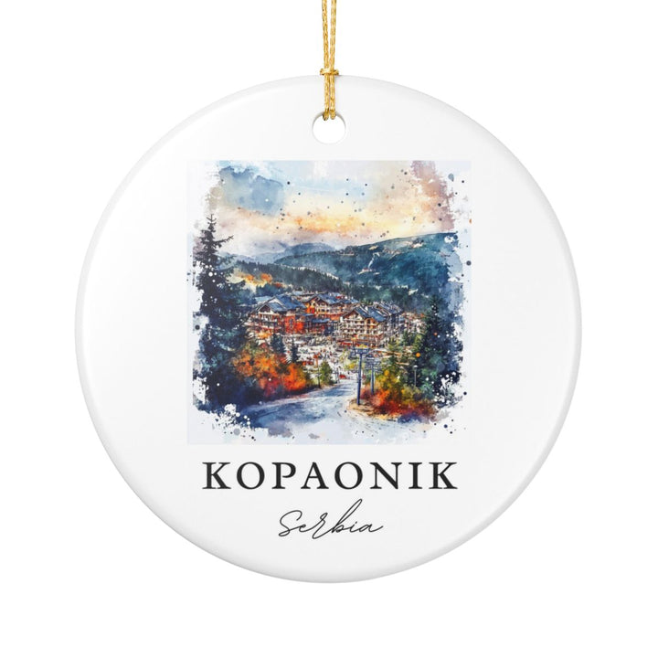 Kopaonik Serbia Ornament: Unique Kopaonik Souvenir, Kopaonik Serbia Xmas Decor, and Authentic Kopaonik Gift