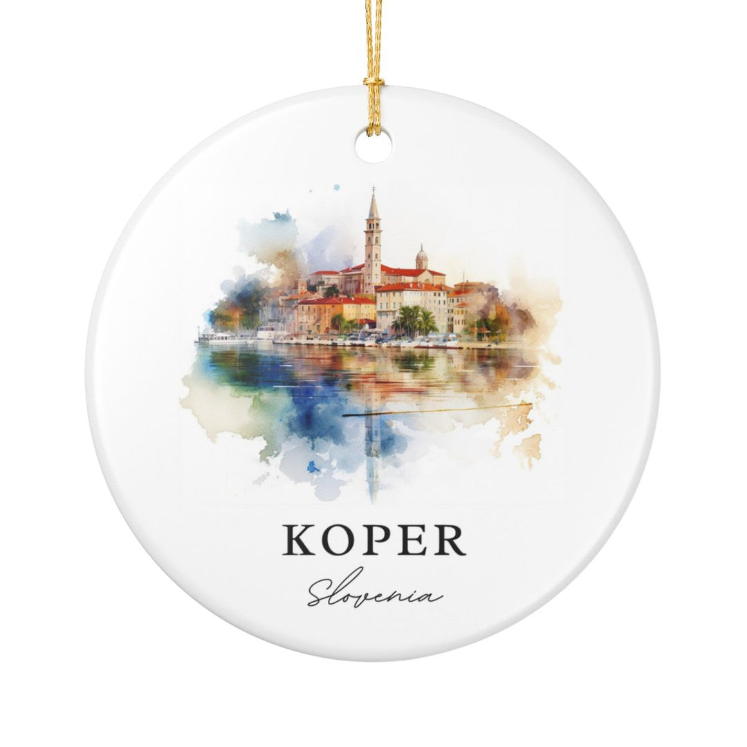 Koper Slovenia Ornament: Unique Koper Slovenia Souvenir, Koper Slovenia Xmas Decor, and Authentic Koper Slovenia Gift