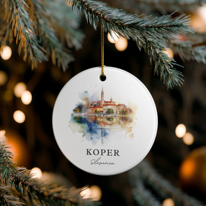 Koper Slovenia Ornament: Unique Koper Slovenia Souvenir, Koper Slovenia Xmas Decor, and Authentic Koper Slovenia Gift