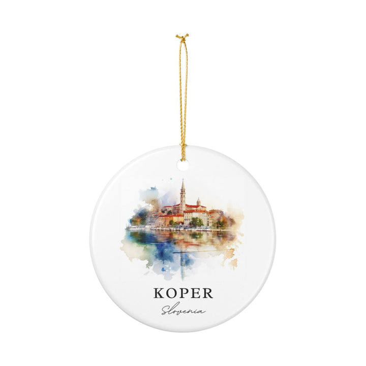 Koper Slovenia Ornament: Unique Koper Slovenia Souvenir, Koper Slovenia Xmas Decor, and Authentic Koper Slovenia Gift