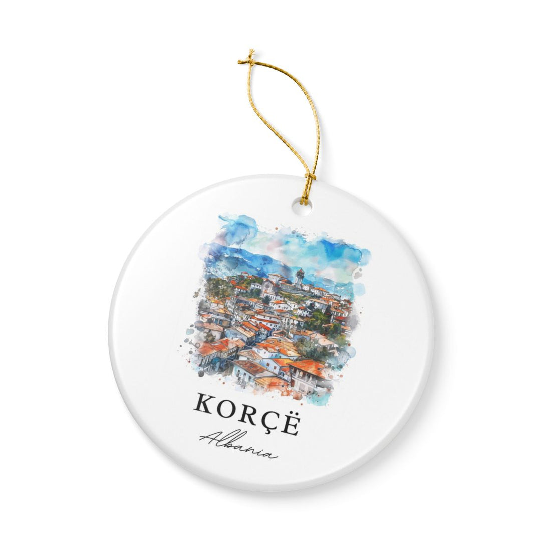 Korçë Albania Ornament | Christmas Travel Souvenir Gift