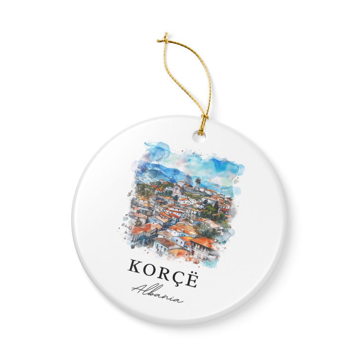 Korçë Albania Ornament | Christmas Travel Souvenir Gift