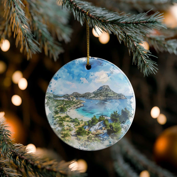 Kornati Croatia Ornament: Unique Kornati Souvenir, Kornati Croatia Xmas Decor, and Authentic Kornati Gift