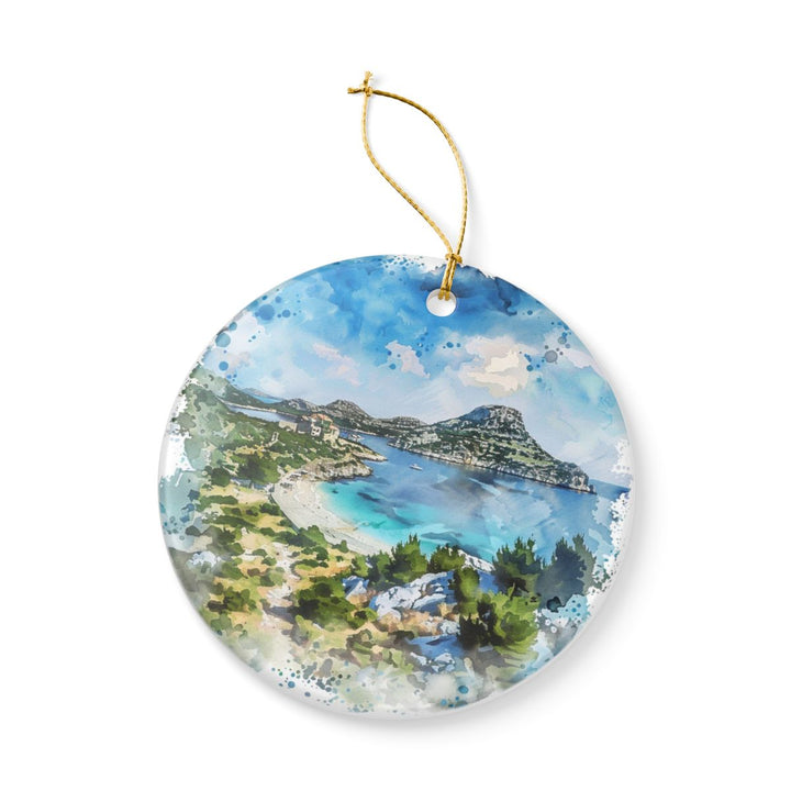 Kornati Croatia Ornament: Unique Kornati Souvenir, Kornati Croatia Xmas Decor, and Authentic Kornati Gift