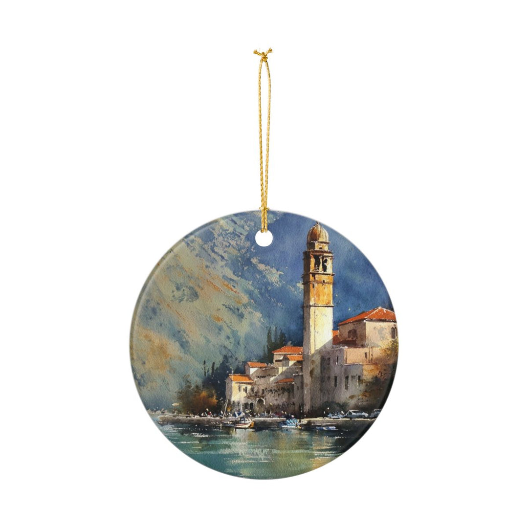 Kotor Montenegro Ornament: Unique Kotor Souvenir, Kotor Montenegro Xmas Decor, and Authentic Kotor Gift