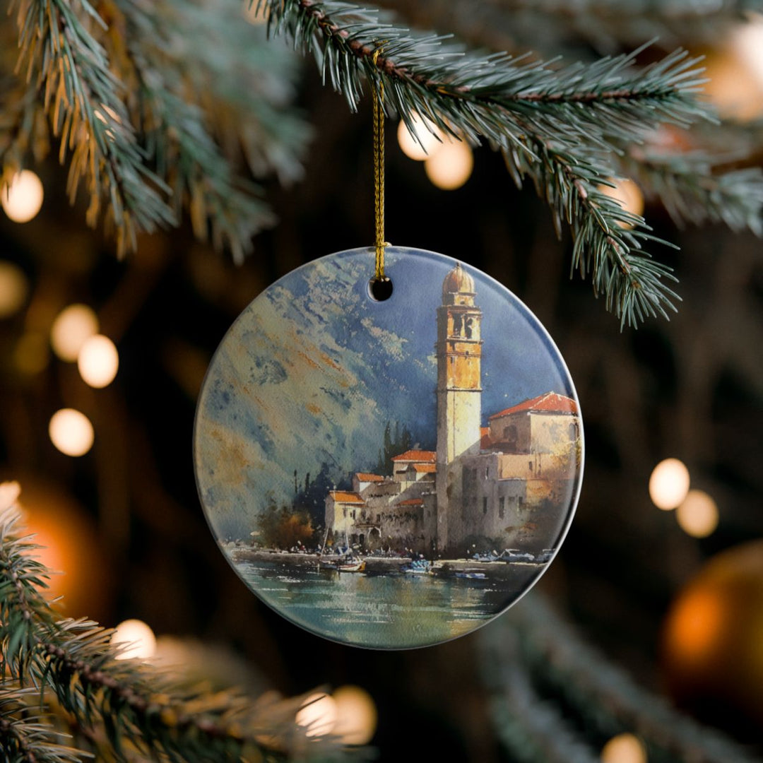 Kotor Montenegro Ornament: Unique Kotor Souvenir, Kotor Montenegro Xmas Decor, and Authentic Kotor Gift