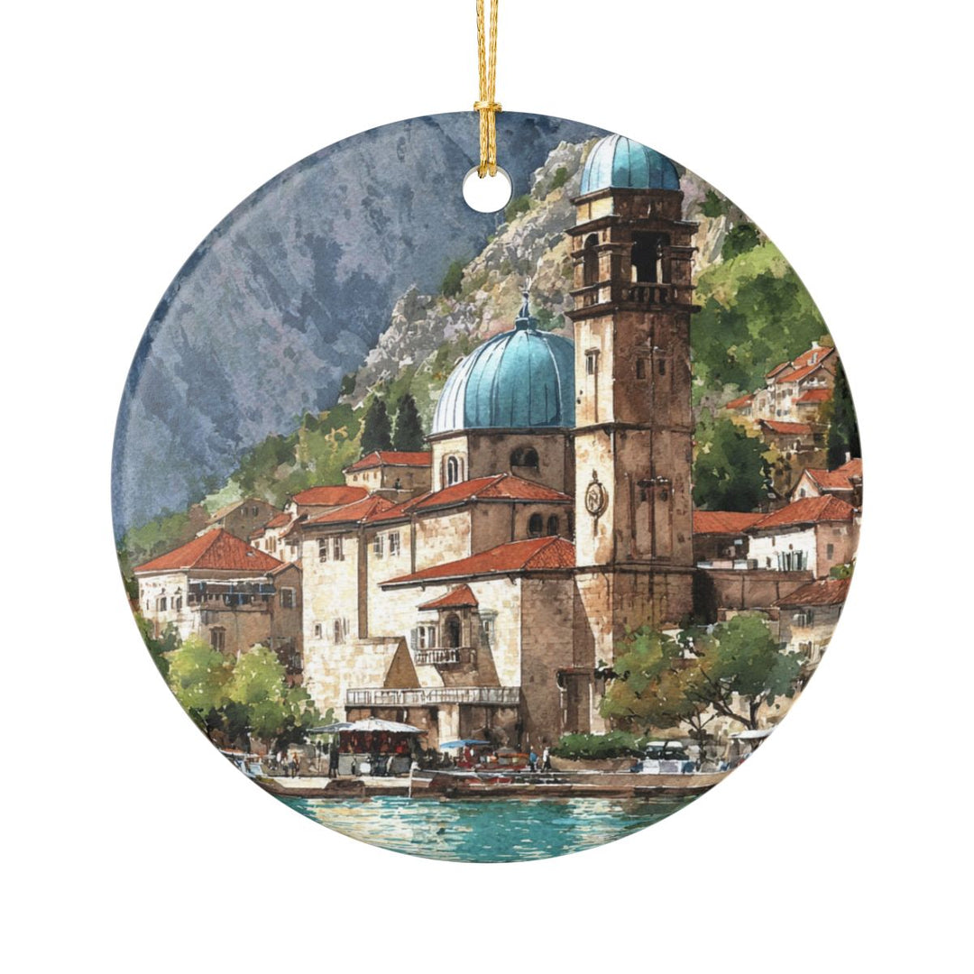 Kotor Montenegro Ornament: Unique Kotor Souvenir, Kotor Montenegro Xmas Decor, and Authentic Kotor Gift
