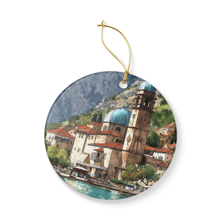Kotor Montenegro Ornament: Unique Kotor Souvenir, Kotor Montenegro Xmas Decor, and Authentic Kotor Gift
