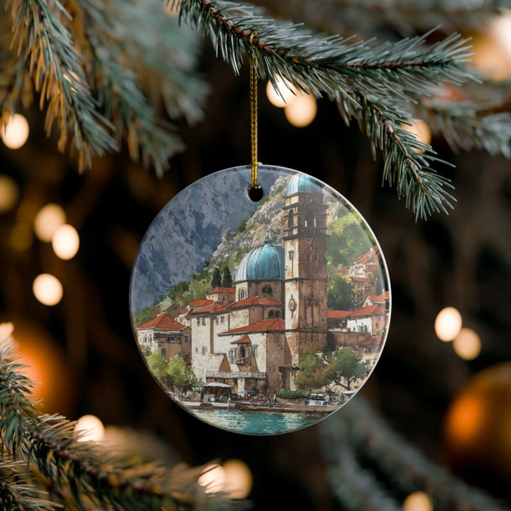 Kotor Montenegro Ornament: Unique Kotor Souvenir, Kotor Montenegro Xmas Decor, and Authentic Kotor Gift